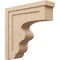 Ekena Millwork 8"W x 32"D x 32"H Thin Highland Rough Cedar Woodgrain TimberThane Corbel, Primed Tan CORUR08X32X32HLDRCPR - alternate 1